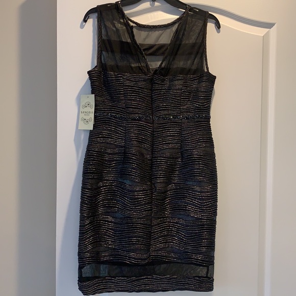 Mesh Rhinestone Sparkle Dress - Picture 2 of 3